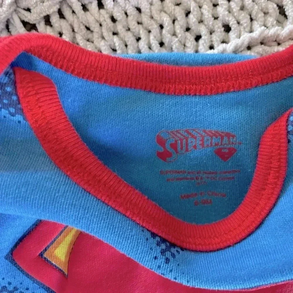 6-9 months Superman and‎ dinosaur onesie set​